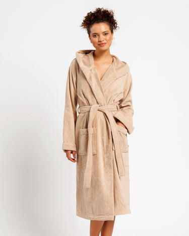 Stone Unisex Cotton Towelling Dressing Gown